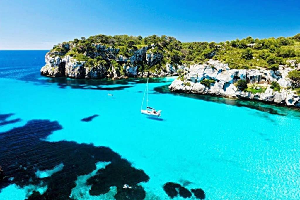 Miravent Terraza Y Jardin Frente Al Mar Menorca Daire Fornells  Dış mekan fotoğraf