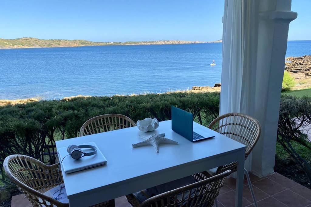 Miravent Terraza Y Jardin Frente Al Mar Menorca Daire Fornells  Dış mekan fotoğraf